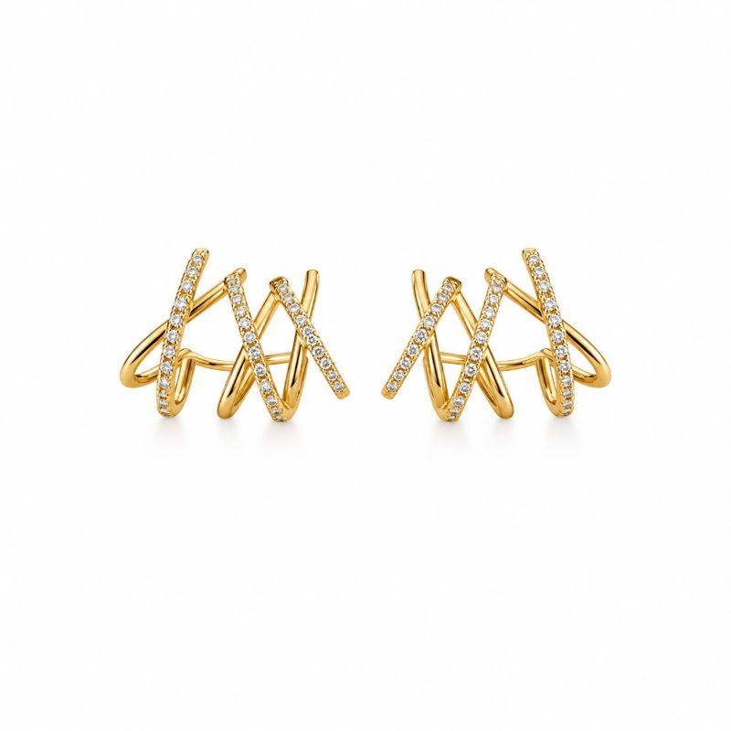 BRINCO EARCCUFF X LISO / CRAVEJADO