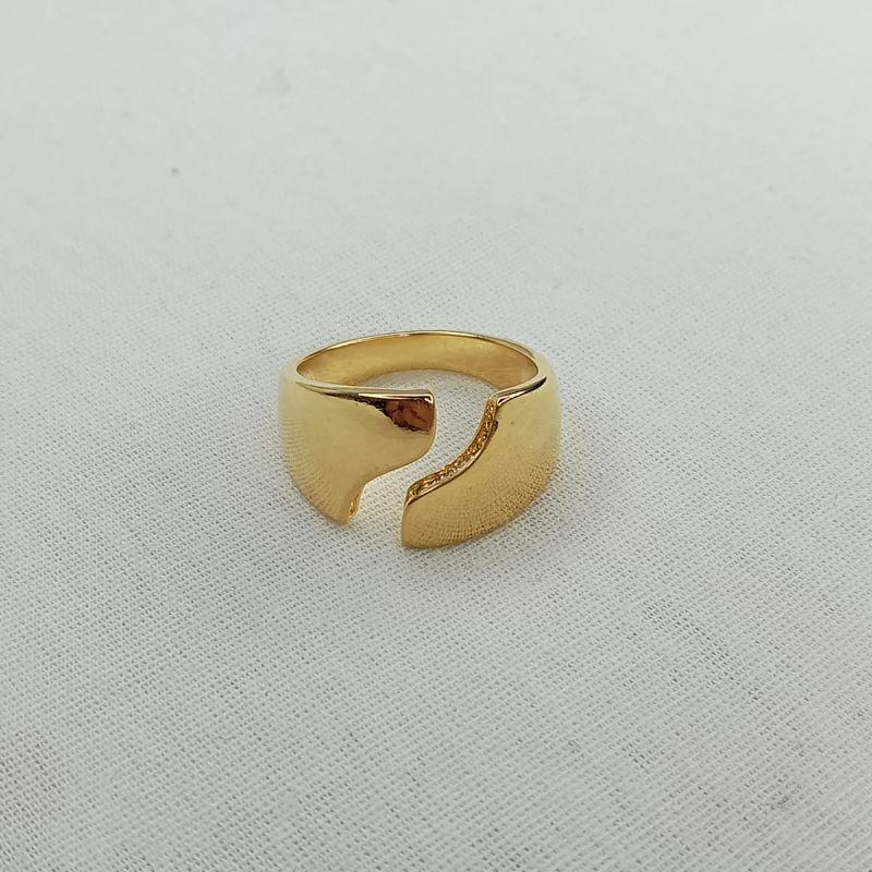 ANEL LISO COM APLICAÇÃO DE ZIRCONIA