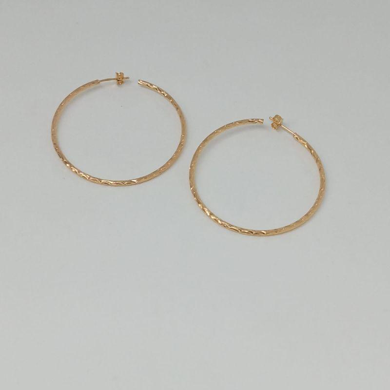 BRINCO ARGOLA DIAMANTADO