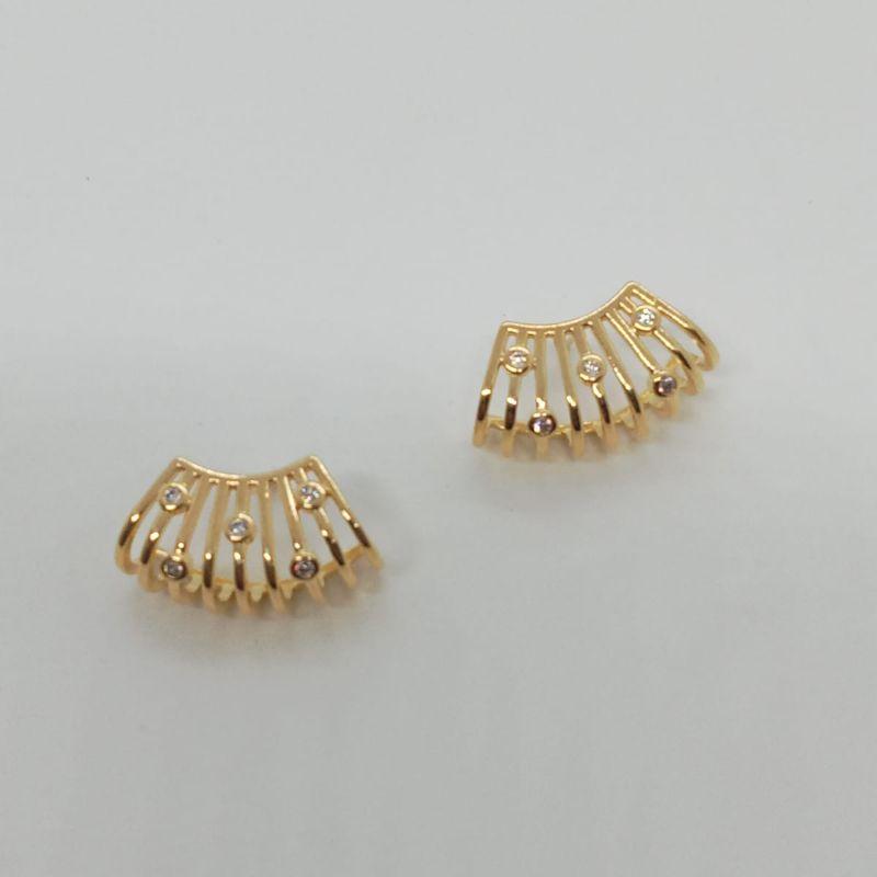 BRINCO ERACUFF FIOS LISO C/5 ZIRCONIA CRAVACAO INGLESA