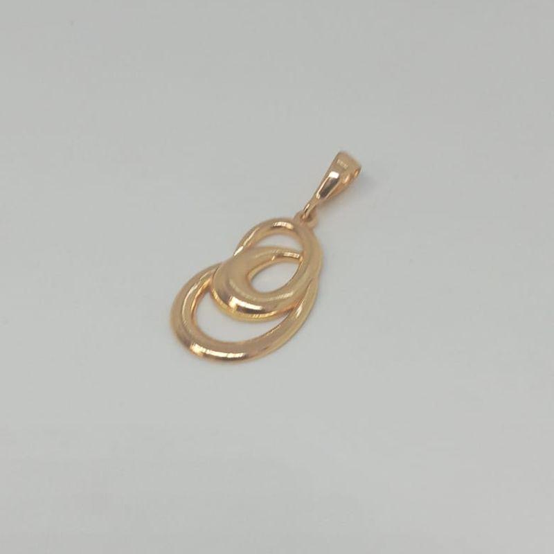 PINGENTE ORGANICO VAZADO LISO