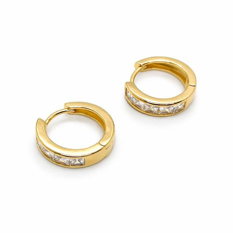 BRINCO ARGOLA C/LATERAL EM ZIRCONIA