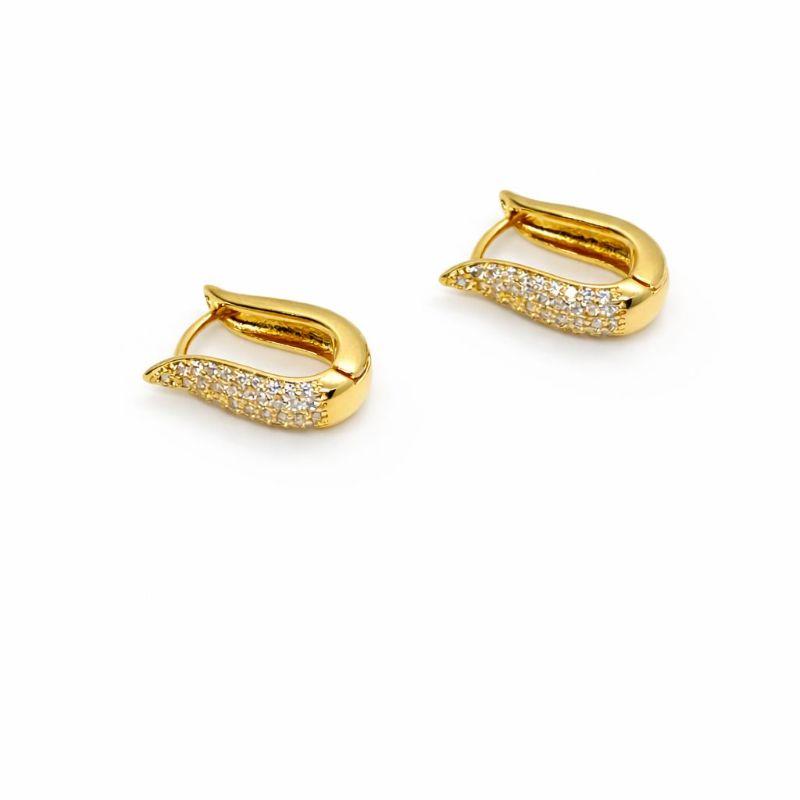 BRINCO BICO DE PATO CRAVEJADO