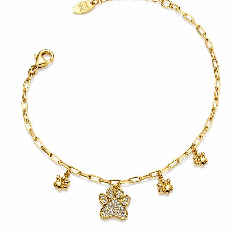 PULSEIRA CARTIE C/ PINGETE PATINHA CRAVEJADO DUAS LISAS