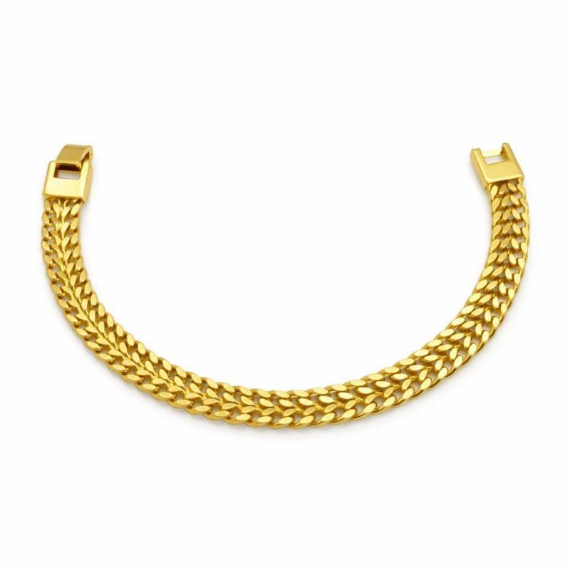 PULSERIA GRUMET  DUPLA FECHO RELOGIO