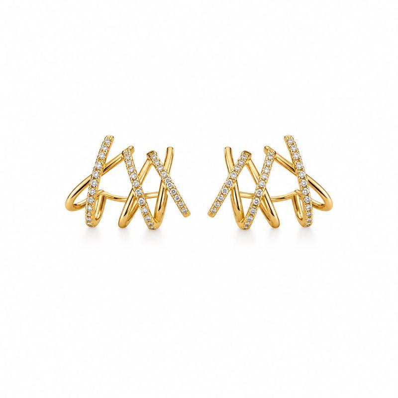 BRINCO EARCCUFF X LISO / CRAVEJADO